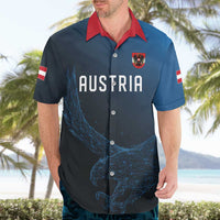 Custom World Football 2026 Austria Hawaiian Shirt Das Team Go Champions Blue Version