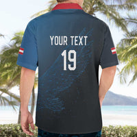 Custom World Football 2026 Austria Hawaiian Shirt Das Team Go Champions Blue Version