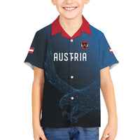 Custom World Football 2026 Austria Hawaiian Shirt Das Team Go Champions Blue Version