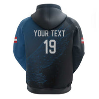 Custom World Football 2026 Austria Hoodie Das Team Go Champions Blue Version