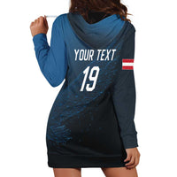 Custom World Football 2026 Austria Hoodie Dress Das Team Go Champions Blue Version