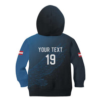Custom World Football 2026 Austria Kid Hoodie Das Team Go Champions Blue Version
