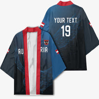 Custom World Football 2026 Austria Kimono Das Team Go Champions Blue Version