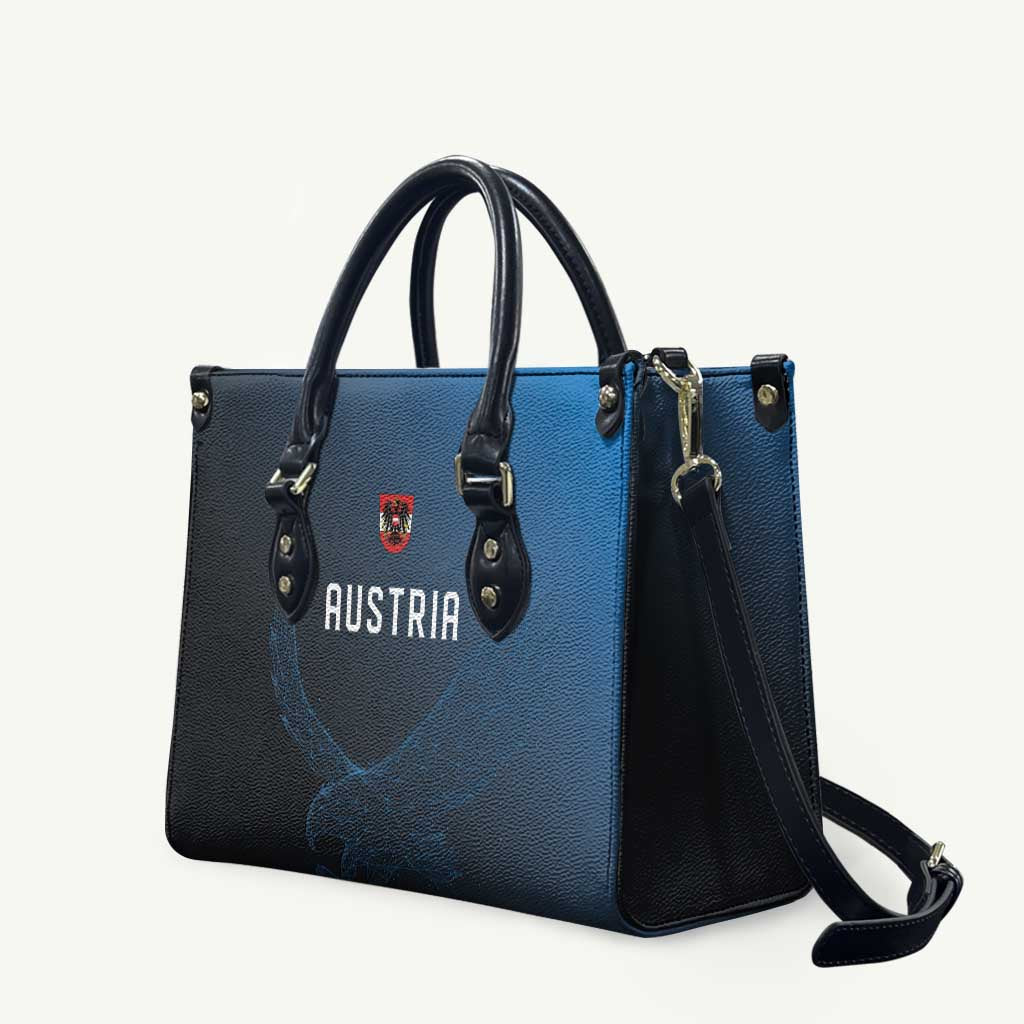 World Football 2026 Austria Leather Bag Das Team Go Champions Blue Version