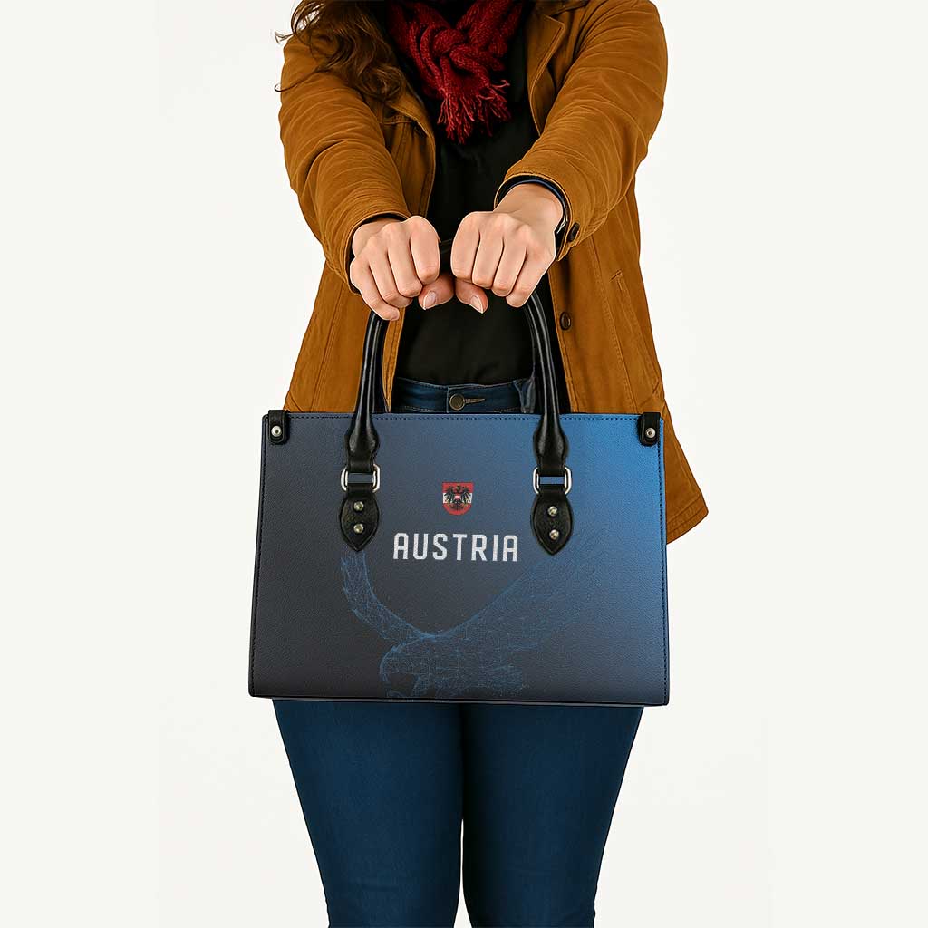 World Football 2026 Austria Leather Bag Das Team Go Champions Blue Version
