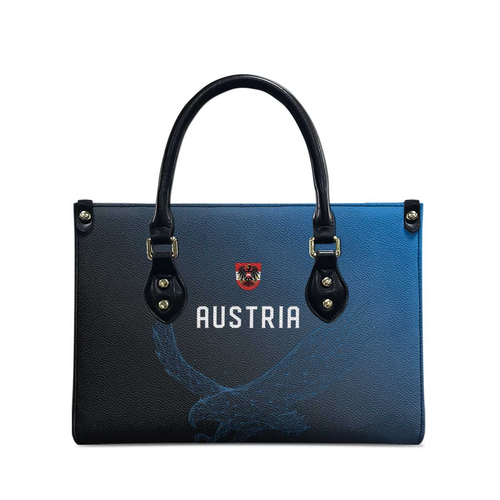 World Football 2026 Austria Leather Bag Das Team Go Champions Blue Version