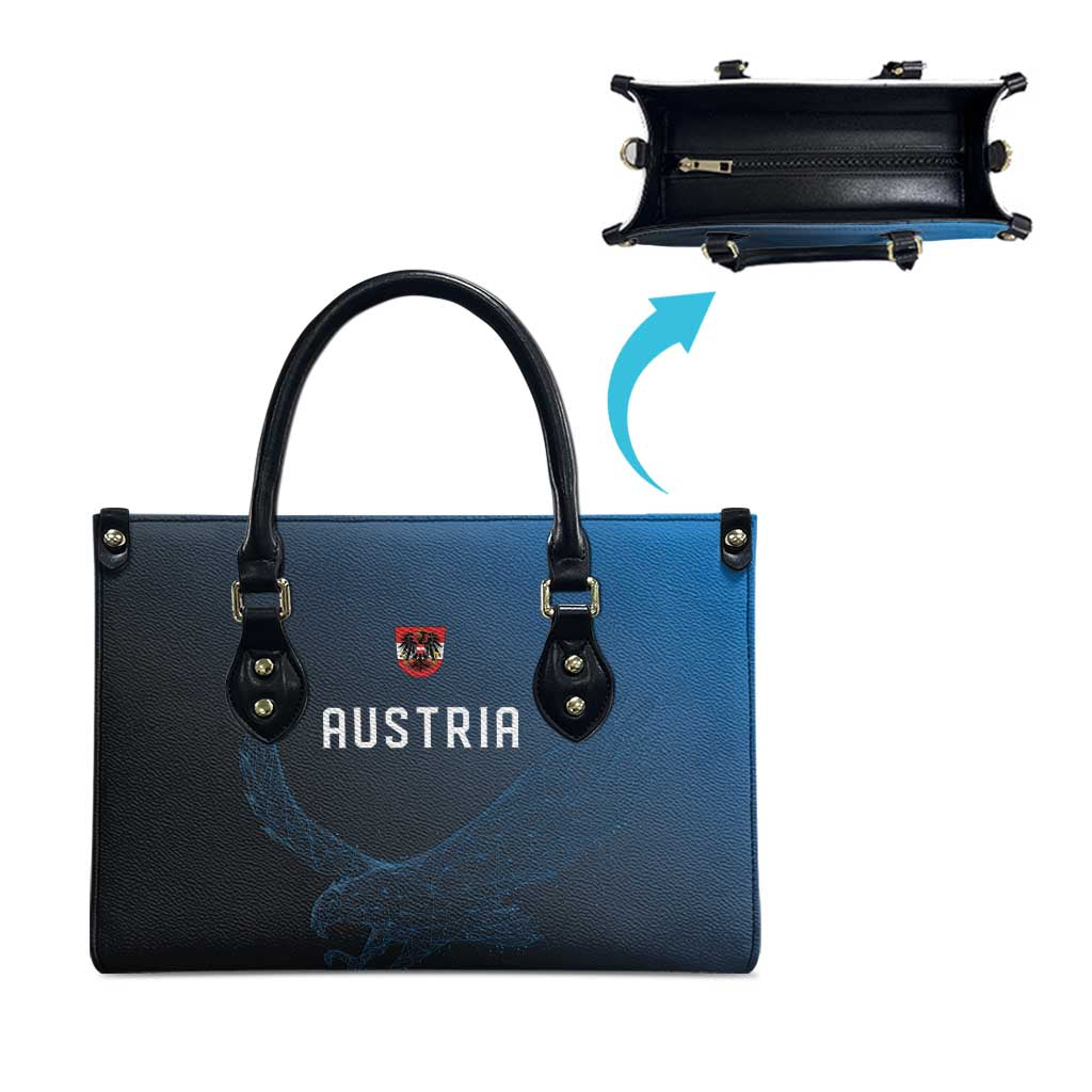 World Football 2026 Austria Leather Bag Das Team Go Champions Blue Version