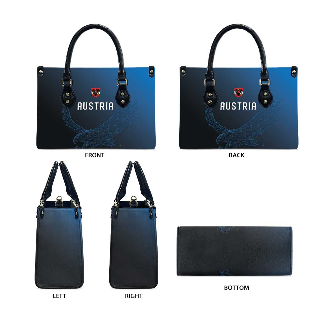 World Football 2026 Austria Leather Bag Das Team Go Champions Blue Version