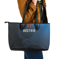 World Football 2026 Austria Leather Tote Bag Das Team Go Champions Blue Version