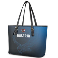 World Football 2026 Austria Leather Tote Bag Das Team Go Champions Blue Version