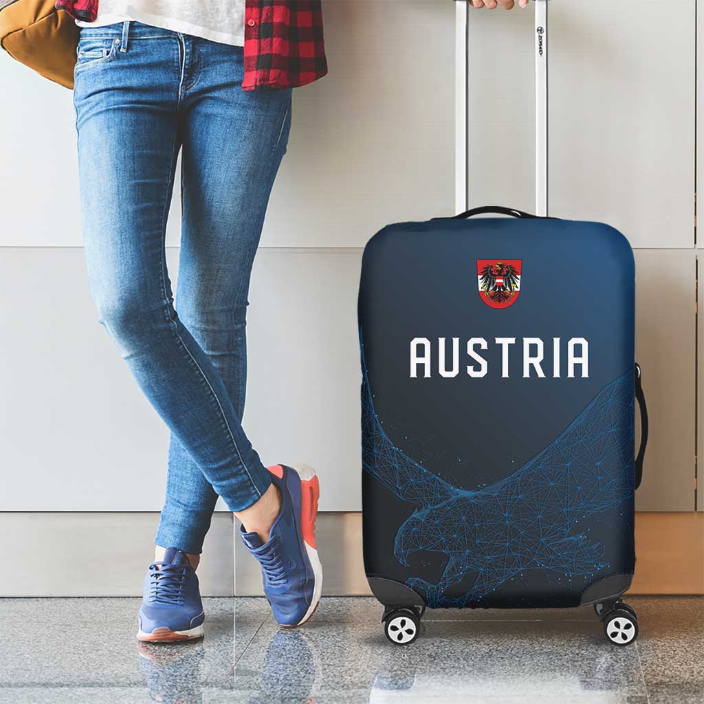 World Football 2026 Austria Luggage Cover Das Team Go Champions Blue Version