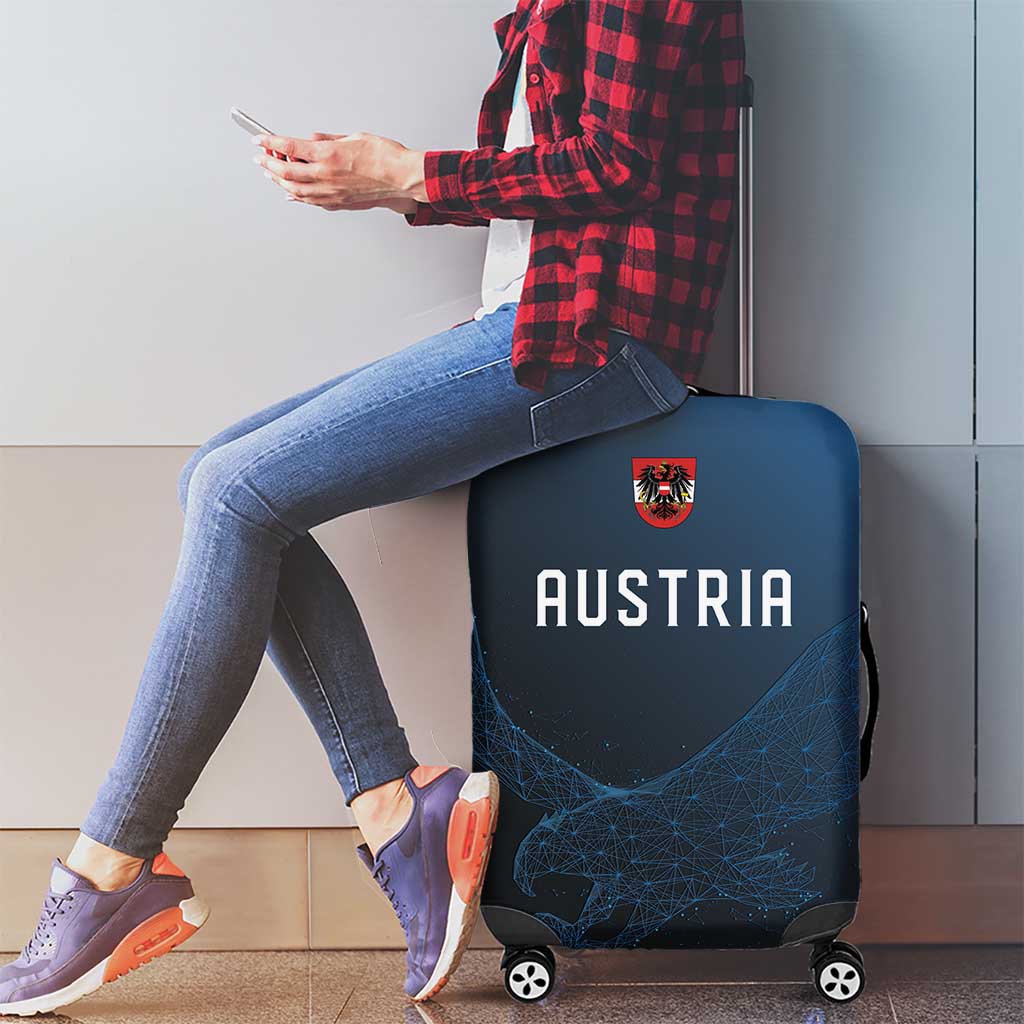 World Football 2026 Austria Luggage Cover Das Team Go Champions Blue Version