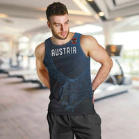 Custom World Football 2026 Austria Men Tank Top Das Team Go Champions Blue Version