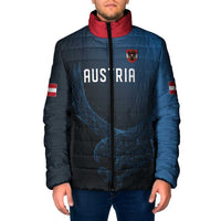 Custom World Football 2026 Austria Padded Jacket Das Team Go Champions Blue Version