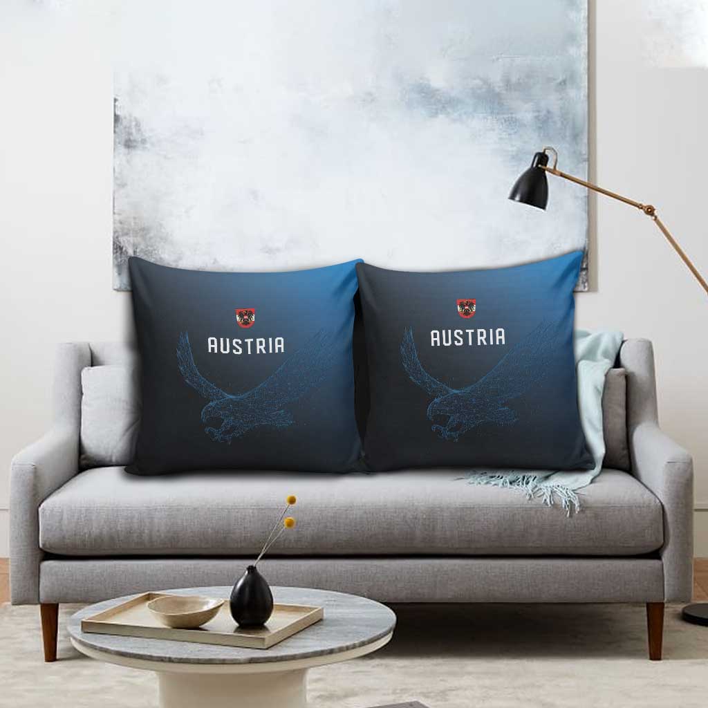 World Football 2026 Austria Pillow Cover Das Team Go Champions Blue Version