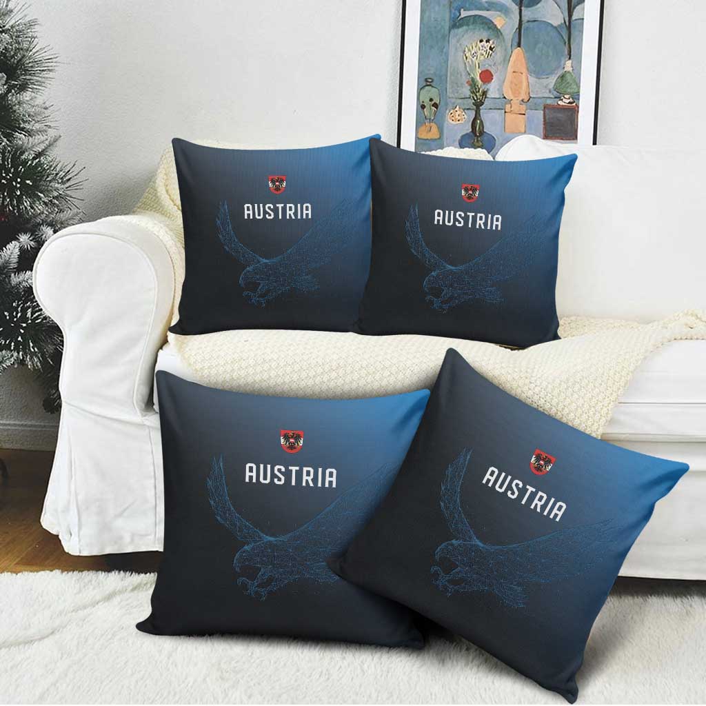World Football 2026 Austria Pillow Cover Das Team Go Champions Blue Version
