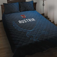 World Football 2026 Austria Quilt Bed Set Das Team Go Champions Blue Version