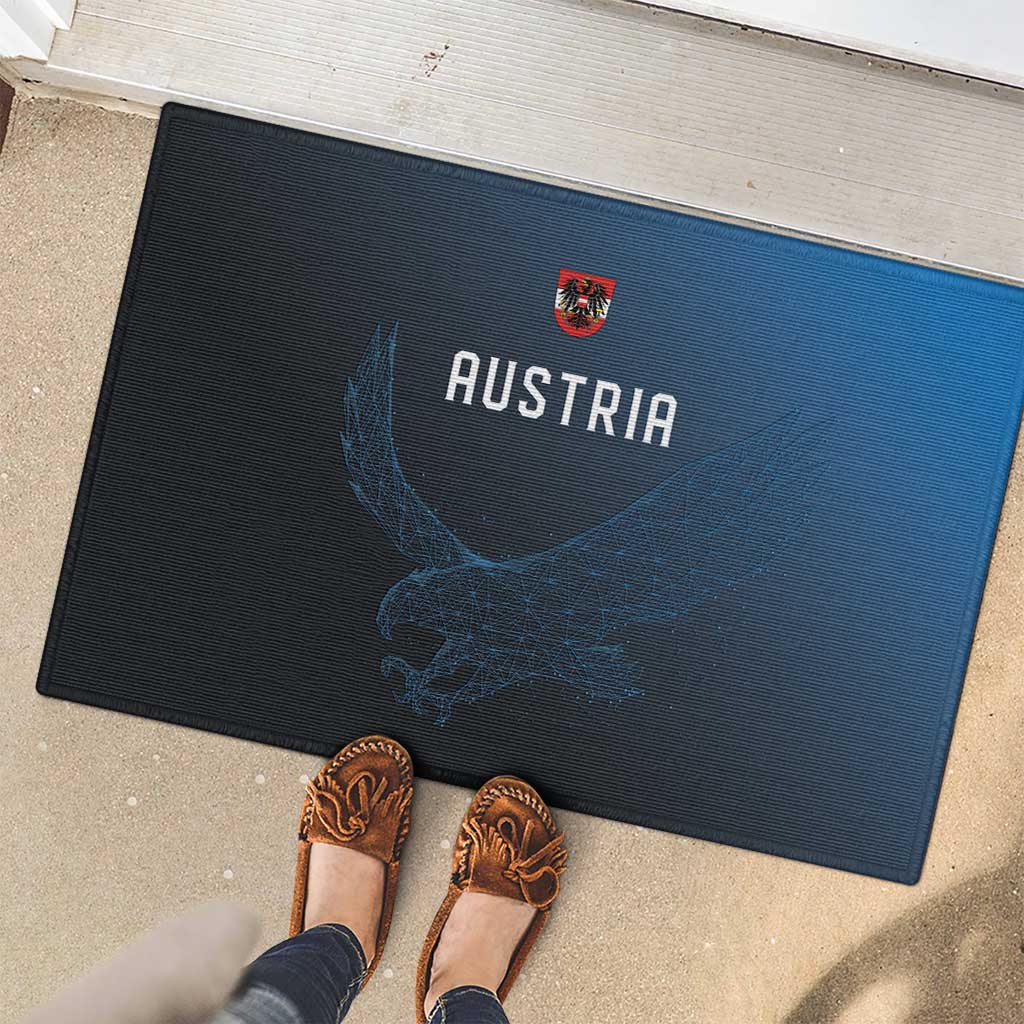 World Football 2026 Austria Rubber Doormat Das Team Go Champions Blue Version