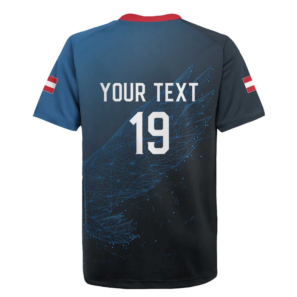 Custom World Football 2026 Austria Rugby Jersey Das Team Go Champions Blue Version