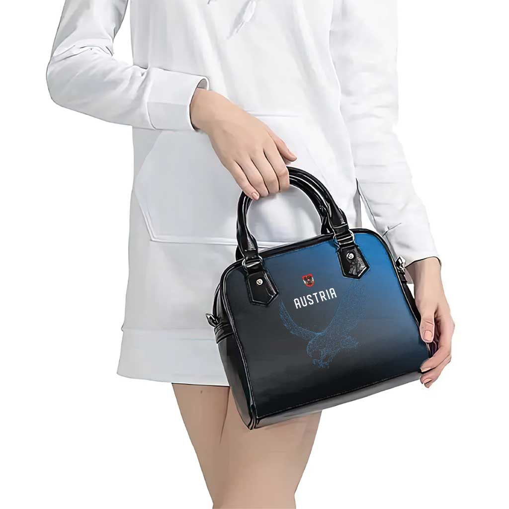 World Football 2026 Austria Shoulder Handbag Das Team Go Champions Blue Version
