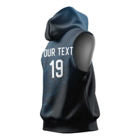 Custom World Football 2026 Austria Sleeveless Hoodie Das Team Go Champions Blue Version