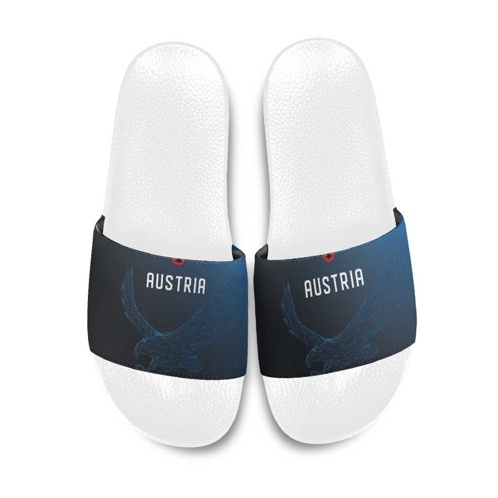 World Football 2026 Austria Slide Sandals Das Team Go Champions Blue Version