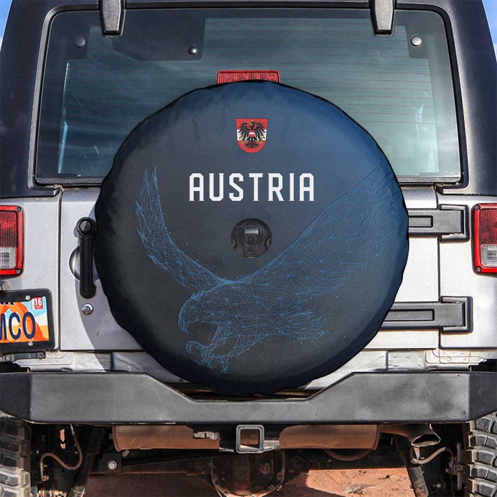 World Football 2026 Austria Spare Tire Cover Das Team Go Champions Blue Version