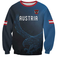 Custom World Football 2026 Austria Sweatshirt Das Team Go Champions Blue Version