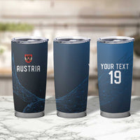 Custom World Football 2026 Austria Tumbler Cup Das Team Go Champions Blue Version