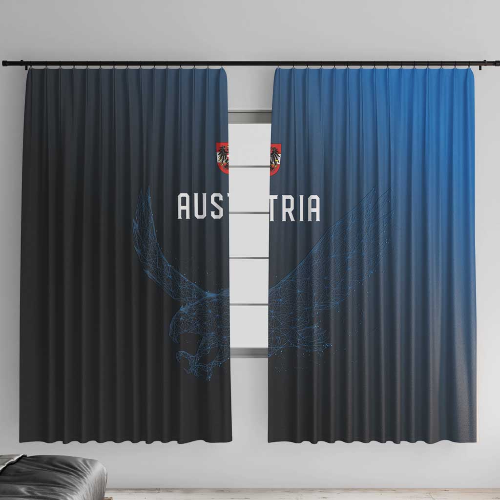 World Football 2026 Austria Window Curtain Das Team Go Champions Blue Version