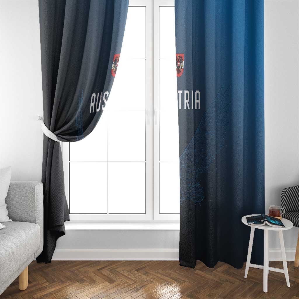 World Football 2026 Austria Window Curtain Das Team Go Champions Blue Version