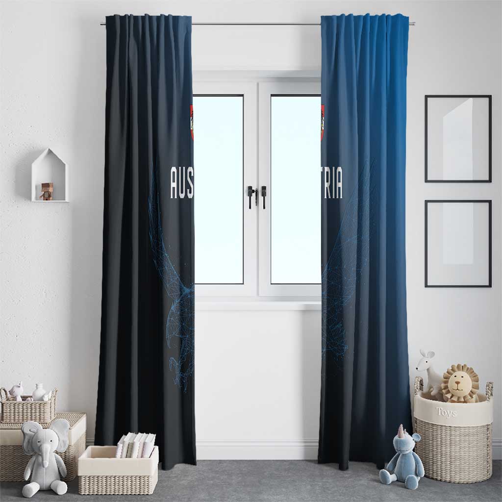 World Football 2026 Austria Window Curtain Das Team Go Champions Blue Version