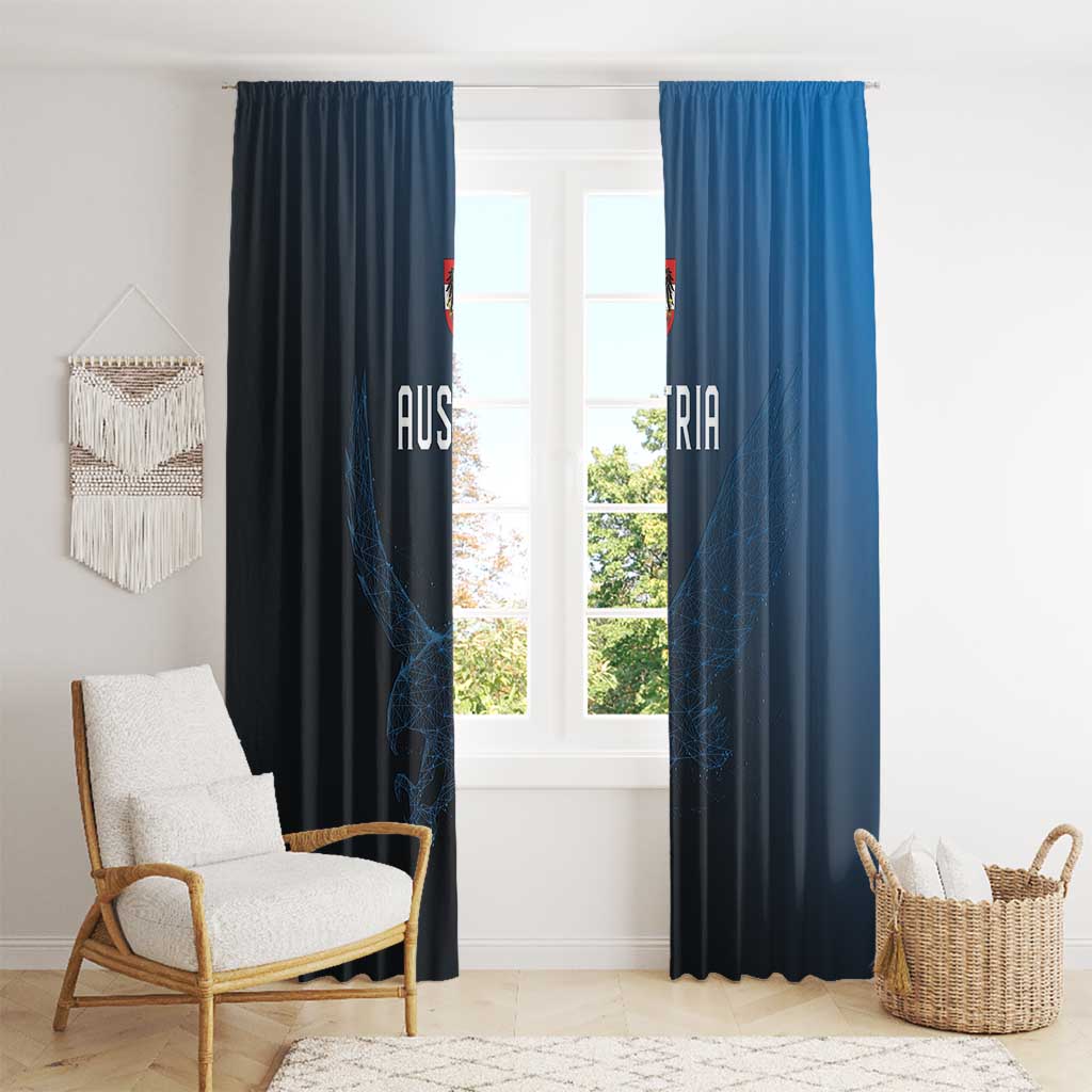 World Football 2026 Austria Window Curtain Das Team Go Champions Blue Version