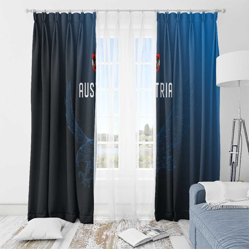 World Football 2026 Austria Window Curtain Das Team Go Champions Blue Version