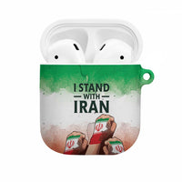 I Stand With Iran AirPods Case Freedom for the Iranian People
