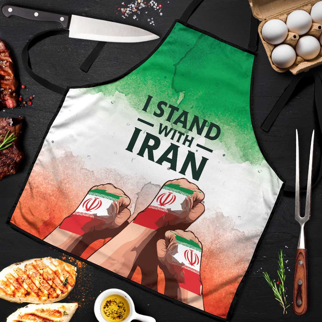 I Stand With Iran Apron Freedom for the Iranian People