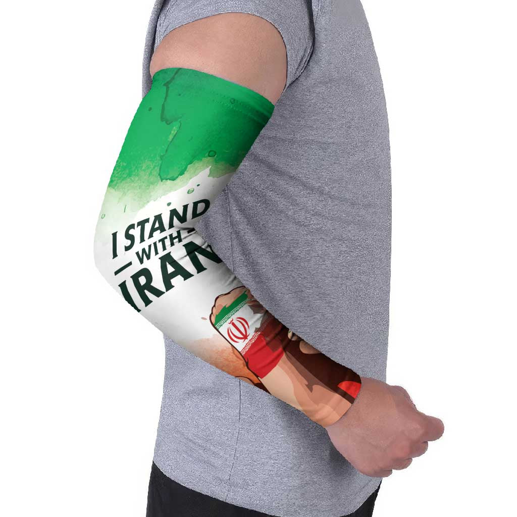 I Stand With Iran Personalized Arm Sleeves Freedom for the Iranian People