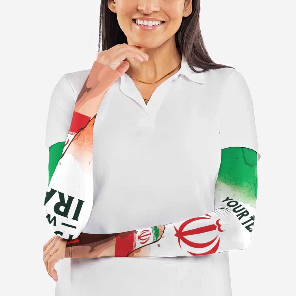 I Stand With Iran Personalized Arm Sleeves Freedom for the Iranian People