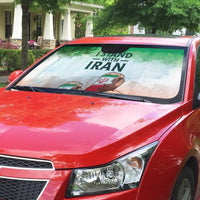I Stand With Iran Auto Sun Shade Freedom for the Iranian People