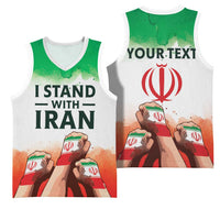 I Stand With Iran Personalized Basketball Jersey Freedom for the Iranian People