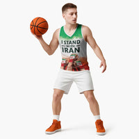 I Stand With Iran Personalized Basketball Jersey Freedom for the Iranian People