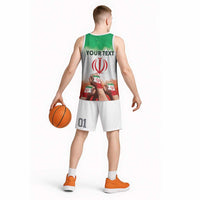 I Stand With Iran Personalized Basketball Jersey Freedom for the Iranian People