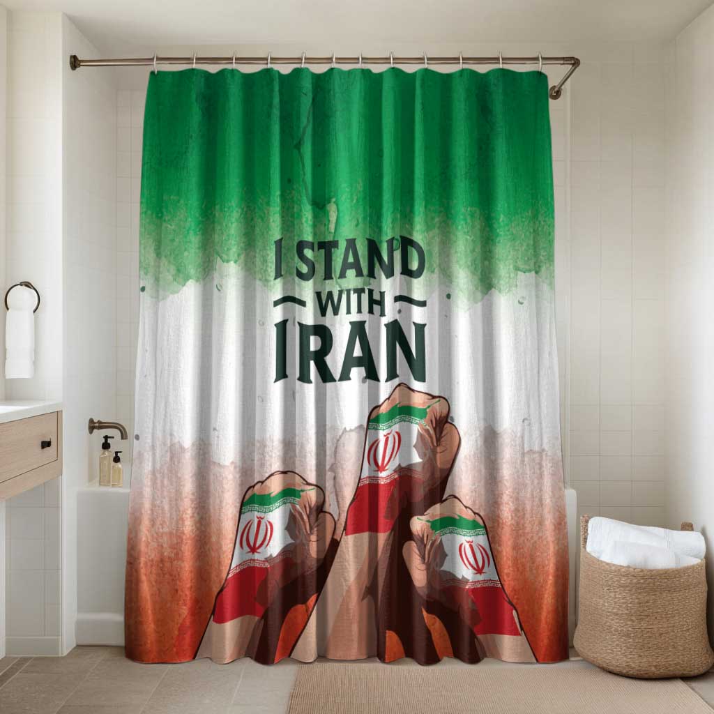 I Stand With Iran Bathroom Set Freedom for the Iranian People