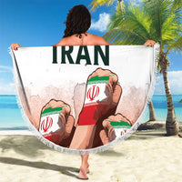 I Stand With Iran Beach Blanket Freedom for the Iranian People