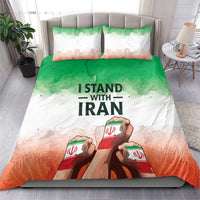I Stand With Iran Bedding Set Freedom for the Iranian People