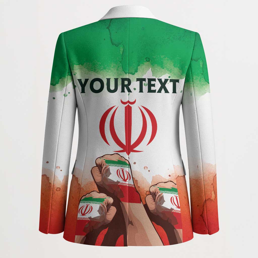 I Stand With Iran Personalized Blazer Freedom for the Iranian People