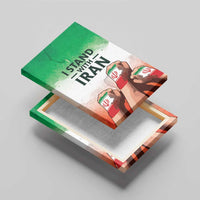 I Stand With Iran Canvas Wall Art Freedom for the Iranian People