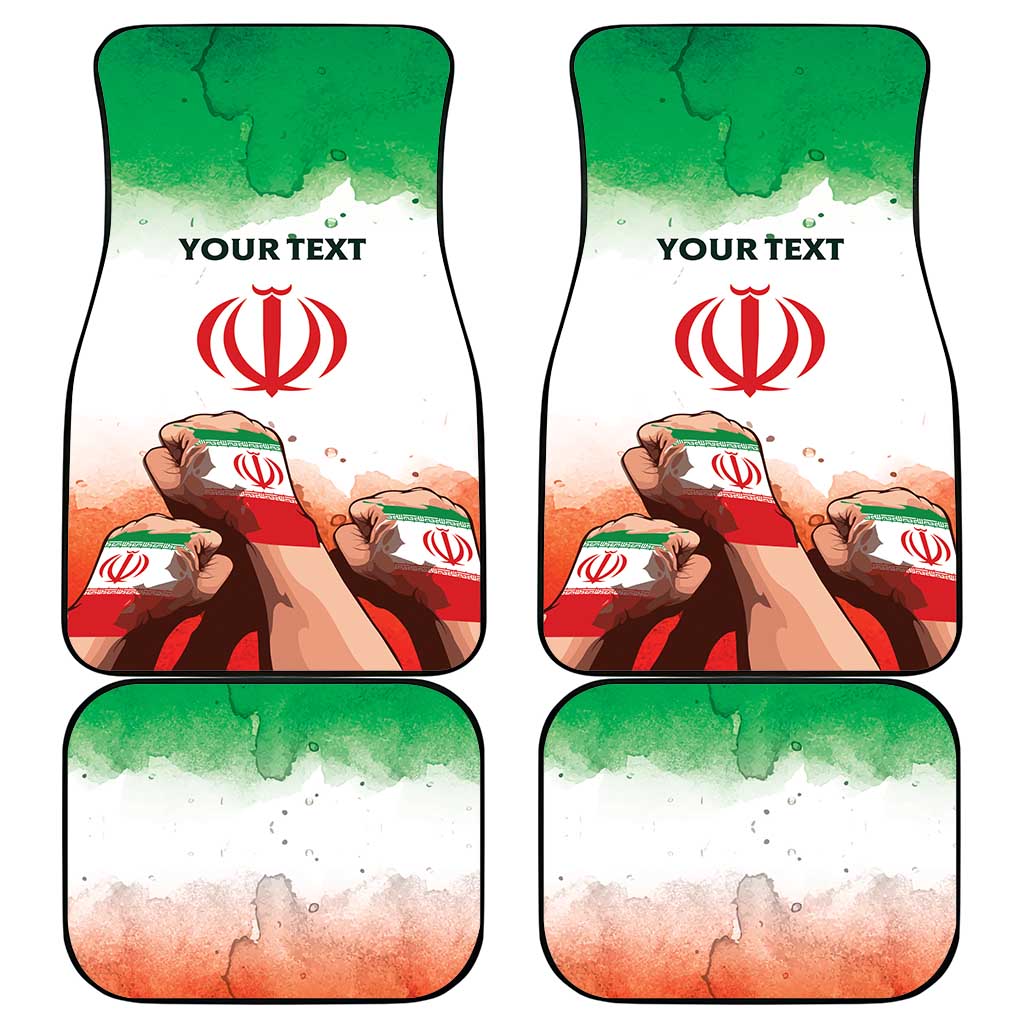 I Stand With Iran Personalized Car Mats Freedom for the Iranian People