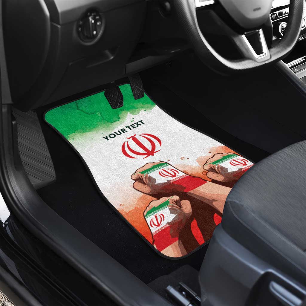 I Stand With Iran Personalized Car Mats Freedom for the Iranian People