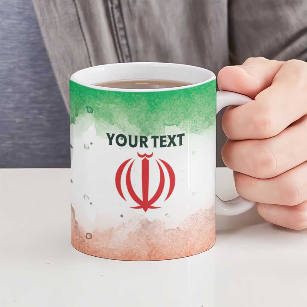 I Stand With Iran Personalized Ceramic Mug Freedom for the Iranian People